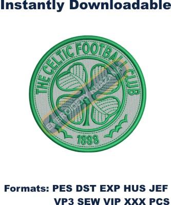 The Celtic Football embroidery design